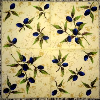 074 Olives - 3-ply (cream) - Ambiente